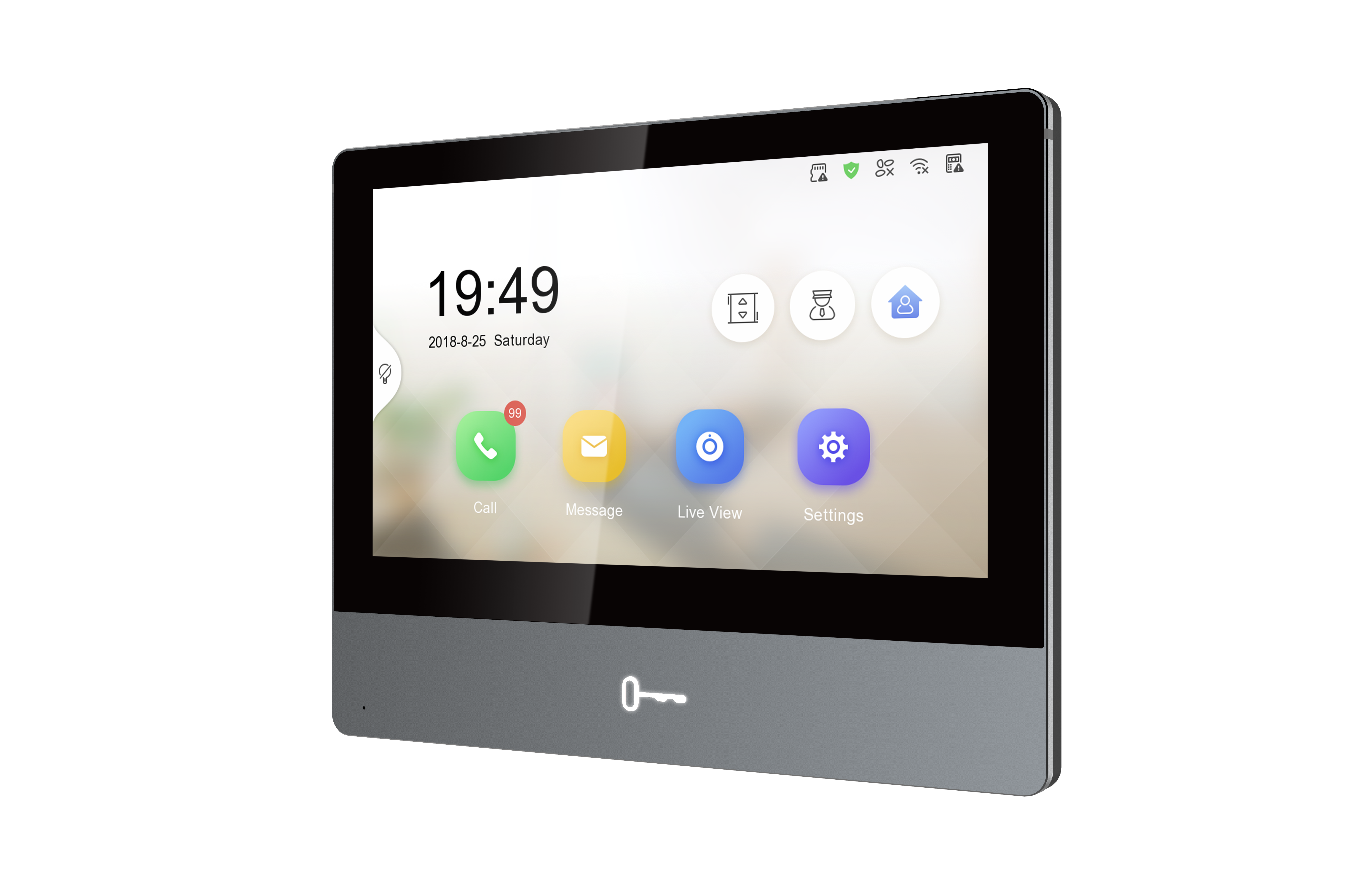 DS-KH8350-(W)TE1 Space grey Side view